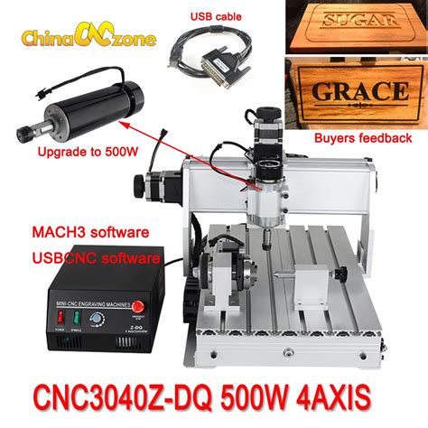 cnc 3040z+4d4-axisrouter engraver drilling and milling machine|cnc 3040z dq usb.